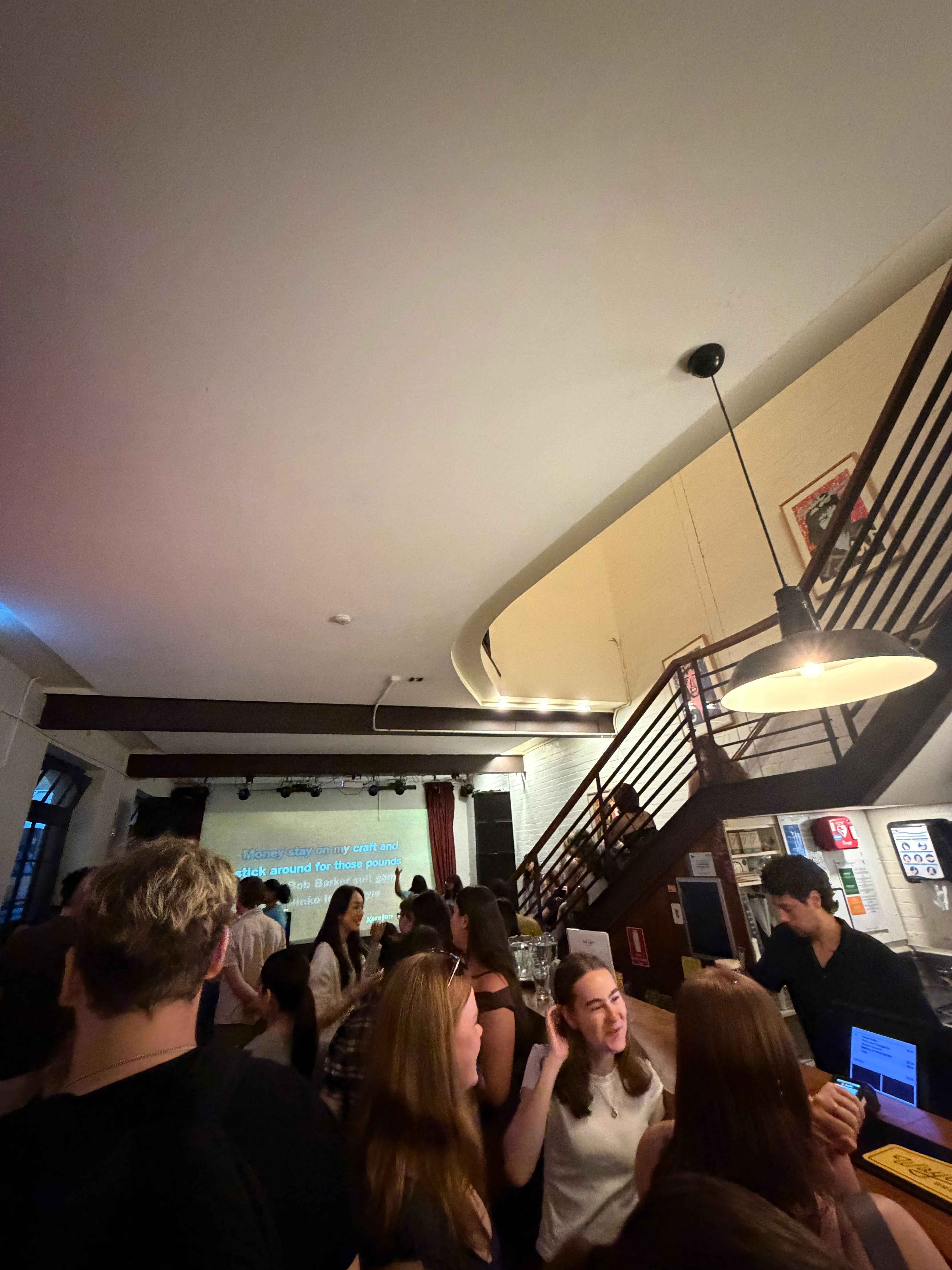 Karaoke night at The Loft